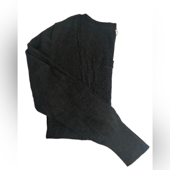 Liz Lange Gray Maternity Sweater, Size Large - Picture 6 of 8